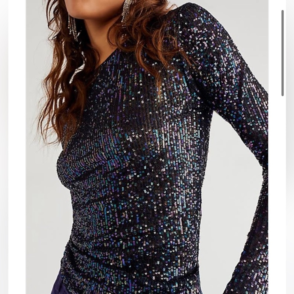 Free People Gold Rush Long Sleeve
